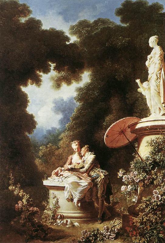 The Confession of Love, Jean Honore Fragonard